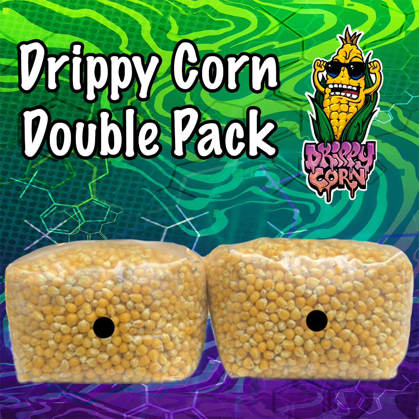 Drippy Corn Grain Spawn | Double Pack