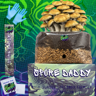 Spore Daddy’s Mushroom Grow Kit | Sterilized Bulk Manure Substrate & Hydrated Oats