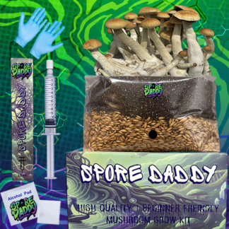 Manure Based Mushroom Grow Bag | All in one Grow Bag Kit | Spore Daddy